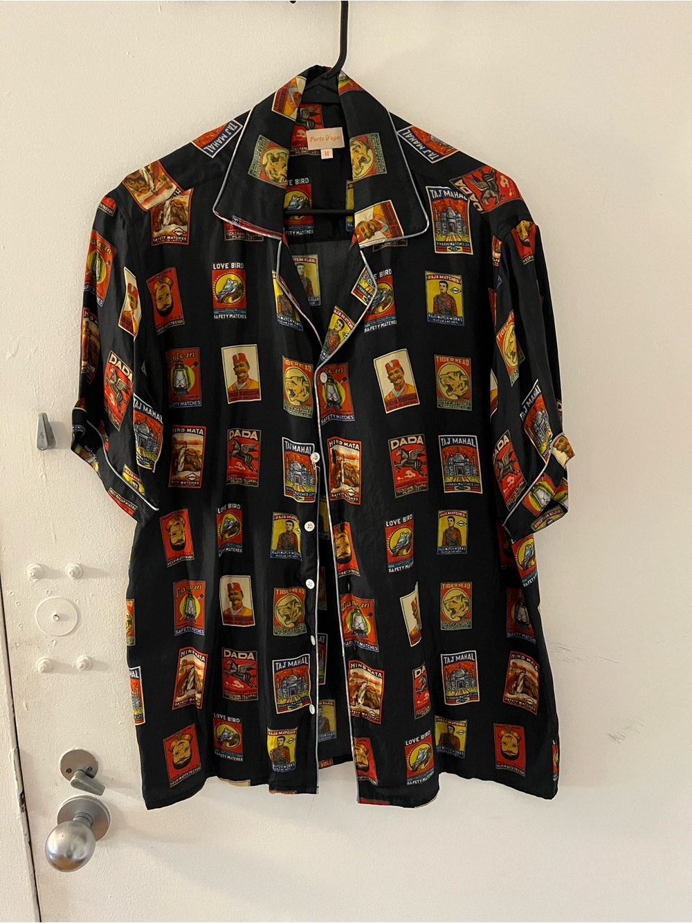 Perte D’ego - silk match box artwork shirt